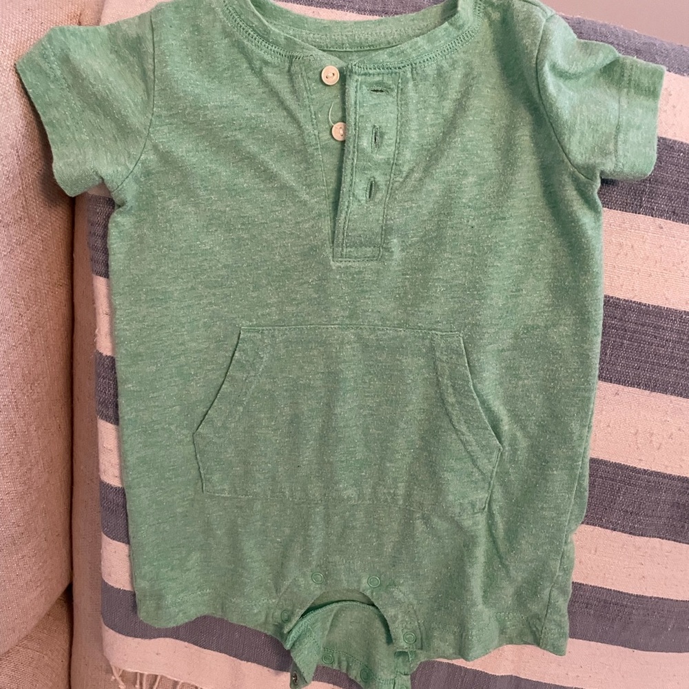 3 Primary Rompers